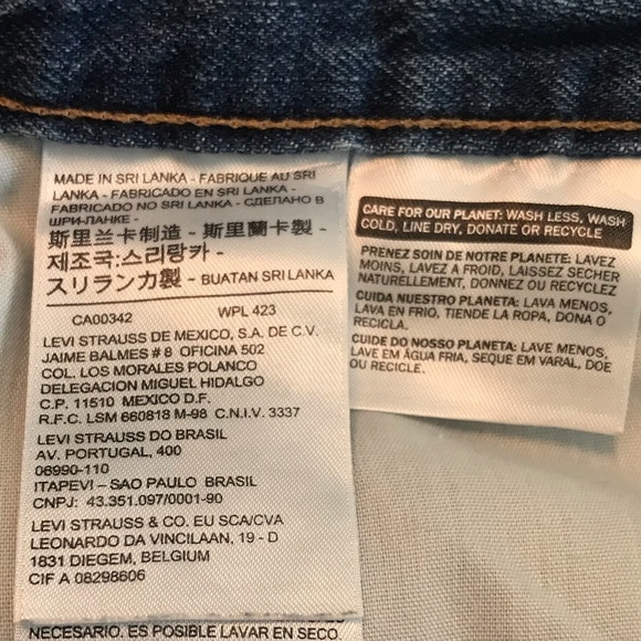 Levi’s Studded Denim Cut Off Shorts Size 29 - Picture 6 of 9